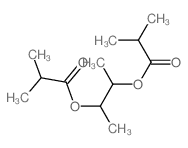 Propanoic acid,2-methyl-, 1,2-dimethyl-1,2-ethanediyl ester (9CI)结构式