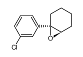 (1R,6R)-1-(3-chlorophenyl)-7-oxabicyclo[4.1.0]heptane结构式