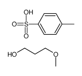 3-methoxypropan-1-ol,4-methylbenzenesulfonic acid Structure