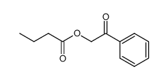 2-oxo-2-phenylethyl butyrate Structure