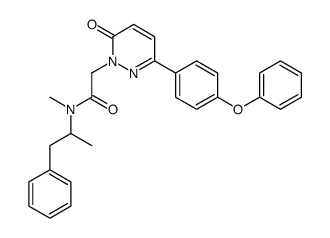 (-)-N-Methyl-N-(α-methylphenethyl)-6-oxo-3-(4-phenoxyphenyl)-1(6H)-pyridazineacetamide picture