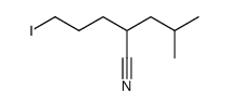 5-Jod-2-isobutyl-pentannitril Structure