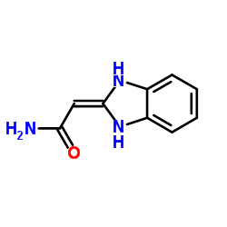 delta2,alpha-Benzimidazolineacetamide (8CI)结构式