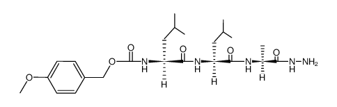 Z(OMe)-Leu-Leu-Ala-NHNH2结构式