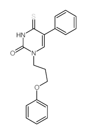 2(1H)-Pyrimidinone,3,4-dihydro-1-(3-phenoxypropyl)-5-phenyl-4-thioxo- picture