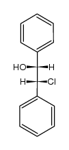 (SR,SR)-2-chloro-1,2-diphenyl-1-ethanol结构式