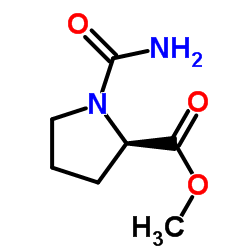D-Proline, 1-(aminocarbonyl)-, methyl ester (9CI)结构式