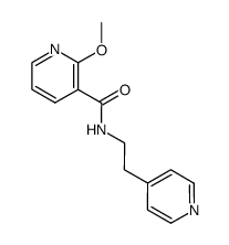 2-methoxy-N-(2-pyridin-4-yl-ethyl)-nicotinamide结构式