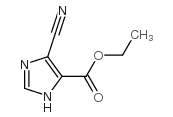 1H-Imidazole-5-carboxylic acid, 4-cyano-, ethyl ester structure