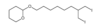 2-(8-iodo-7-iodomethyl-octyloxy)tetrahydropyran Structure