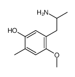 5-(2-aminopropyl)-4-methoxy-2-methylphenol结构式
