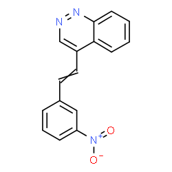 4-(m-nitrostyryl)cinnoline结构式