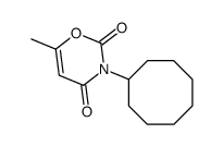 3-cyclooctyl-6-methyl-1,3-oxazine-2,4-dione Structure