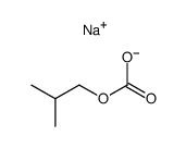 carbonic acid monoisobutyl ester, sodium-salt Structure