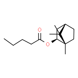 exo-1,7,7-trimethylbicyclo[2.2.1]hept-2-yl valerate结构式