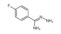 N'-amino-4-fluorobenzenecarboximidamide结构式