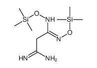 3-N,3-N'-bis(trimethylsilyloxy)propanediimidamide结构式