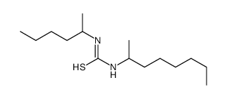 1-hexan-2-yl-3-octan-2-ylthiourea Structure