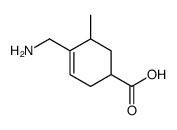 4-(aminomethyl)-5-methylcyclohex-3-ene-1-carboxylic acid结构式