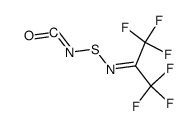 S-isocyanato-N-(perfluoropropan-2-ylidene)thiohydroxylamine结构式