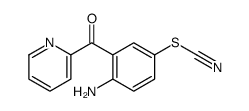 [4-amino-3-(pyridine-2-carbonyl)phenyl] thiocyanate Structure