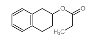 2-Naphthalenol, 1,2,3,4-tetrahydro-, propanoate structure