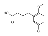 4-(5-chloro-2-methoxy-phenyl)-butyric acid Structure