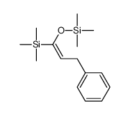 trimethyl-(3-phenyl-1-trimethylsilyloxyprop-1-enyl)silane Structure