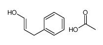 acetic acid,3-phenylprop-1-en-1-ol Structure