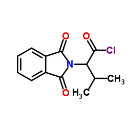 2-(1,3-Dioxo-1,3-dihydro-2H-isoindol-2-yl)-3-methylbutanoyl chloride Structure
