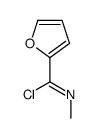 N-methylfuran-2-carboximidoyl chloride Structure