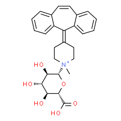 cyproheptadine glucuronide结构式