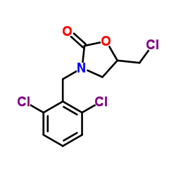 5-(Chloromethyl)-3-(2,6-dichlorobenzyl)-1,3-oxazolidin-2-one结构式