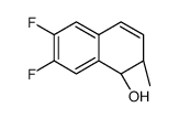 (1S,2S)-6,7-difluoro-2-methyl-1,2-dihydronaphthalen-1-ol Structure