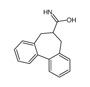 5,7-Dihydro-6H-dibenzo[a,c]cycloheptene-6-carboxamide structure