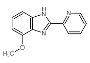 7-Methoxy-2-(2-pyridyl)benzimidazole结构式