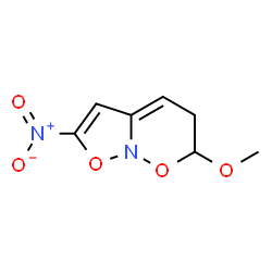 Isoxazolo[2,3-b][1,2]oxazine, 5,6-dihydro-6-methoxy-2-nitro- (9CI) picture