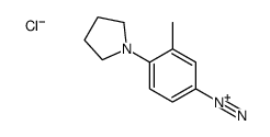 3-methyl-4-pyrrolidin-1-ylbenzenediazonium,chloride结构式