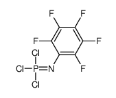 trichloro-(2,3,4,5,6-pentafluorophenyl)imino-λ5-phosphane结构式