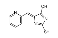 5-(pyridin-2-ylmethylidene)-2-sulfanylideneimidazolidin-4-one结构式