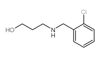 3-(2-CHLORO-BENZYLAMINO)-PROPAN-1-OL structure