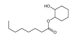 (2-hydroxycyclohexyl) octanoate Structure