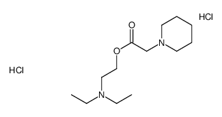 2-(diethylamino)ethyl 2-piperidin-1-ylacetate,dihydrochloride Structure