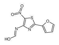 N-[2-(furan-2-yl)-5-nitro-1,3-thiazol-4-yl]formamide Structure