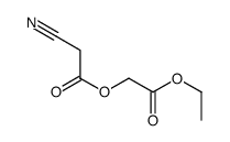 (2-ethoxy-2-oxoethyl) 2-cyanoacetate Structure