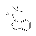 1-indol-1-yl-2,2-dimethylpropan-1-one结构式