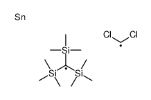 [dichloromethylstannyl-bis(trimethylsilyl)methyl]-trimethylsilane结构式