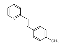 2-[2-(4-methylphenyl)ethenyl]pyridine Structure