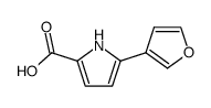 5-furan-3-yl-pyrrole-2-carboxylic acid结构式