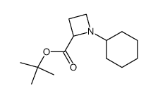 N-Cyclohexyl-2-(carbo-tert-butoxy)azetidine结构式